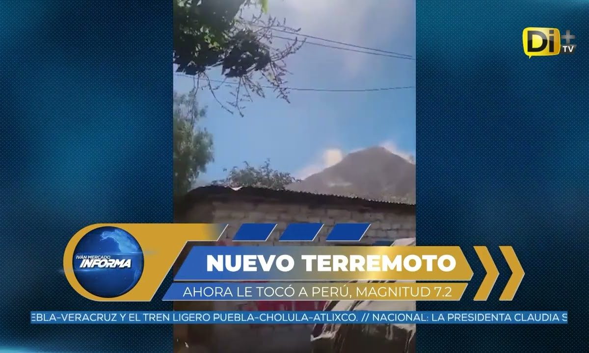 OTRO SISMO EN EL CINTURON DE FUEGO EN SUDAMÉRICA. AHORA TOCÓ A PERU. MAGNITUD 7.2