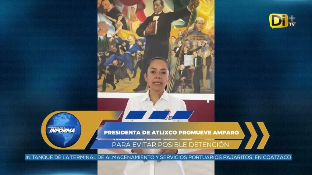 PRESIDENTA DE ATLIXCO PROMUEVE AMPARO PARA DETENER POSIBLE ORDEN DE APREHENSIÓN
 #Atlixco || La presidenta municipal, Ariadna Ayala @AriadnaAyala, promovió un juicio de amparo para frenar una posible orden de aprehensión, tras la reciente detención de su titular de Seguridad Ciudadana. El juez federal le dio un plazo de cinco días para precisar los actos que reclama.  @ivanmercado te informa