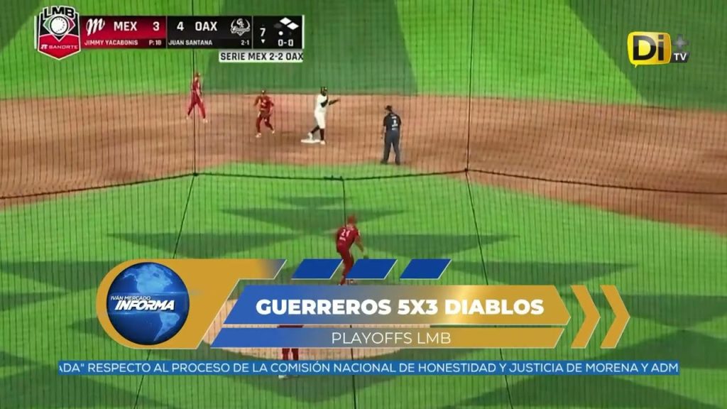 ⚾ Guerreros vs Diablos
¡Golpe de los Guerreros! Oaxaca venció a Diablos Rojos y tomó ventaja en la serie. La batalla por el campeonato está al rojo vivo. 🔥⚾
