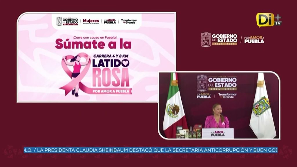 PRESENTAN ACTIVIDADES PARA PUEBLA EN EL MARCO DEL MES ROSA
#Puebla || El Gobierno del Estado @Gob_Puebla presentó las actividades del Mes Rosa para el próximo 24 de octubre en el Parque del Arte. Habrá una jornada de salud con mastografías gratuitas, donación de cabello, la pasarela con causa