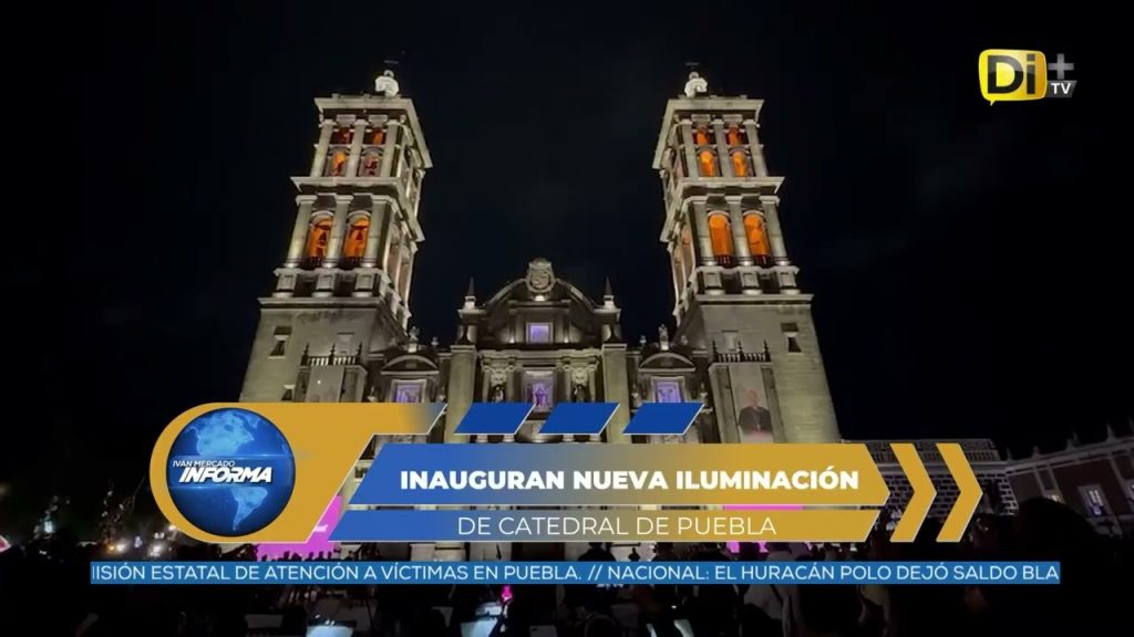 INAUGURAN NUEVA ILUMINACIÓN DE CATEDRAL DE PUEBLA
#Puebla || El Ayuntamiento @PueblaAyto  la Arquidiócesis @Arqui_Puebla  encendieron la nueva iluminación arquitectónica de la Catedral como parte de la estrategia 