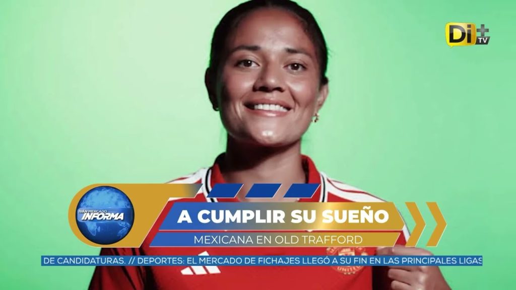 🇲🇽🔴 ¡REBECA BERNAL YA ES RED DEVIL! 🔴🇲🇽

La defensa mexicana da un nuevo paso en su carrera y se convierte en nueva jugadora del Manchester United Femenil. ⚽🔥

¡Orgullo mexicano en Inglaterra! 🇲🇽👏

#DiTVDeportes #RebecaBernal #ManchesterUnited #MexicanasPorElMundo