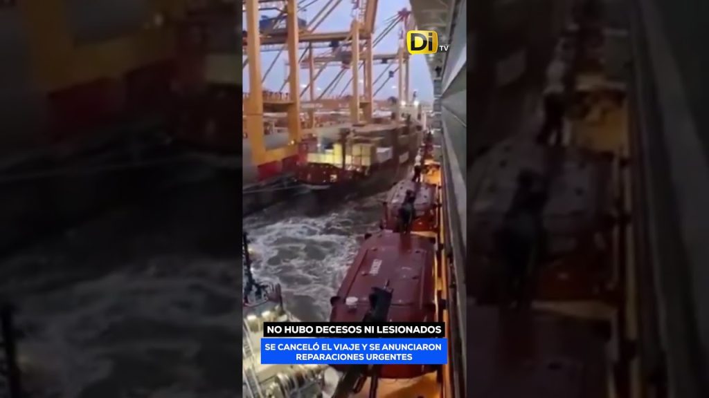 #Internacional || En Alemania, un crucero con 3,300 pasajeros rumbo a Canarias colisionó contra dos buques al ser empujado por fuertes vientos. El incidente dejó daños en botes salvavidas y una grieta de 10 metros, obligando a la cancelación del viaje. No se reportaron heridos.