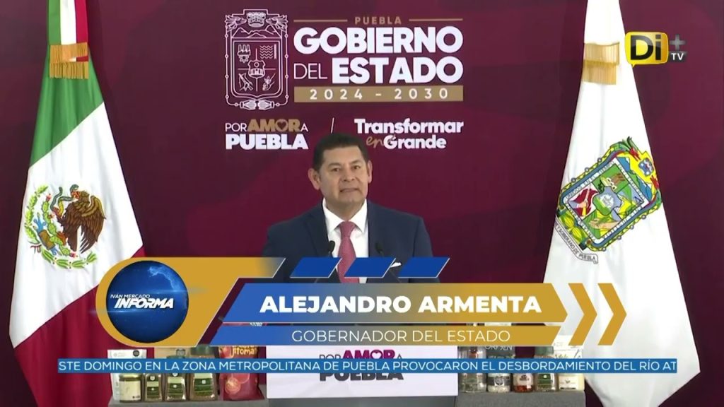 ANUNCIA GOBERNADOR NUEVA VISITA PRESIDENCIAL A LA ENTIDAD
#Puebla || El gobernador Alejandro Armenta @armentapuebla_ anunció la próxima visita de la presidenta Claudia Sheinbaum @Claudiashein para supervisar obras de reconstrucción en la Sierra Norte y el caso del niño Tadeo. El mandatario afirmó que proyecta entregar un estado seguro para 2030.@ivanmercado te informa
