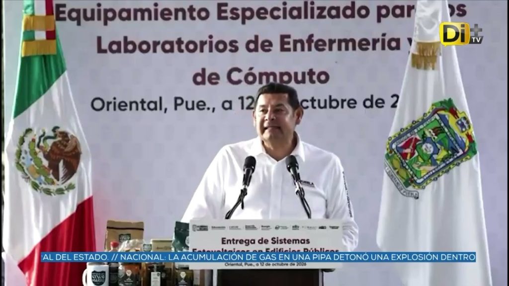 ANUNCIAN 200 MDP PARA DOTAR DE CELDAS SOLARES A ESCUELAS #Oriental || Con una inversión superior a 3 mdp, el gobernador Alejandro Armenta @armentapuebla_  entregó equipamiento para laboratorios y 80 paneles solares en la Universidad Tecnológica de Oriental. Anunció un fondo de 200 mdp para llevar sistemas fotovoltaicos a más escuelas.@ivanmercado te informa